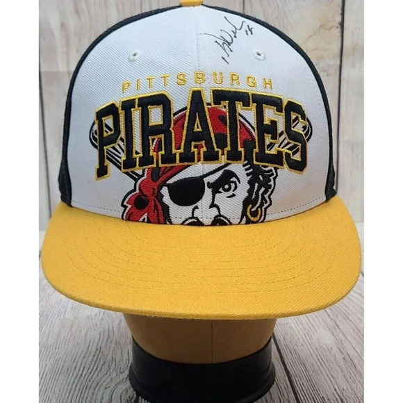 '47 Brand Pittsburgh Pirates Baseball Cap Hat Adjustable One Size Autographed - Picture 8 of 14